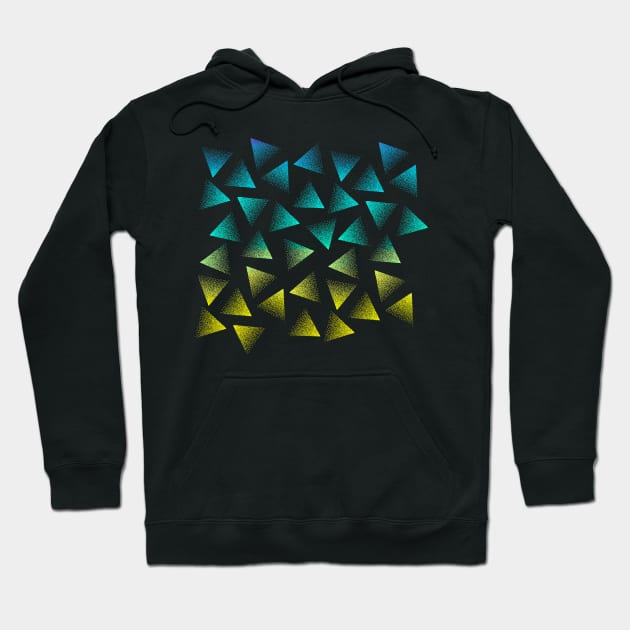 Dotted Triangles Hoodie by edwardecho